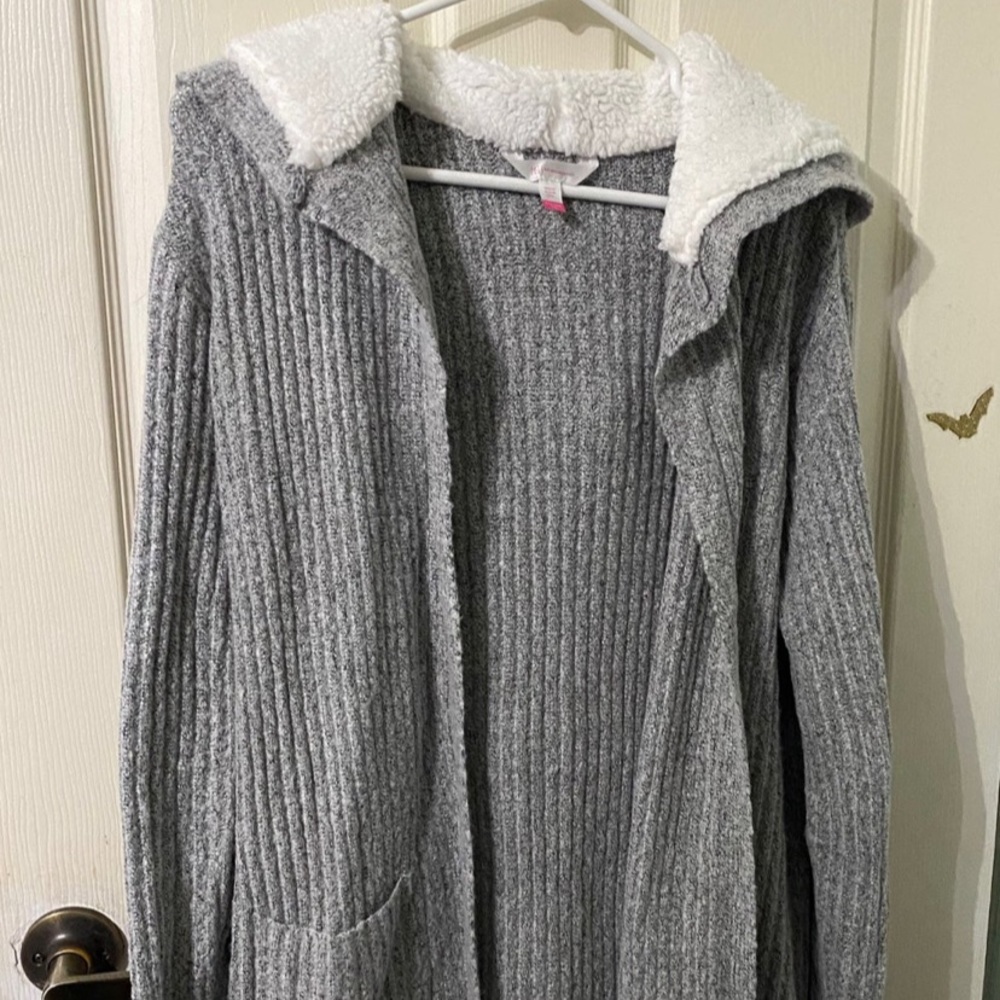 sherpa cardigan